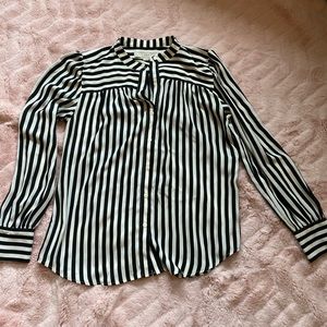 Striped loft button down
